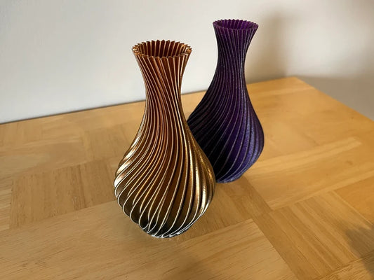 Decorative Tall Spiral Vase
